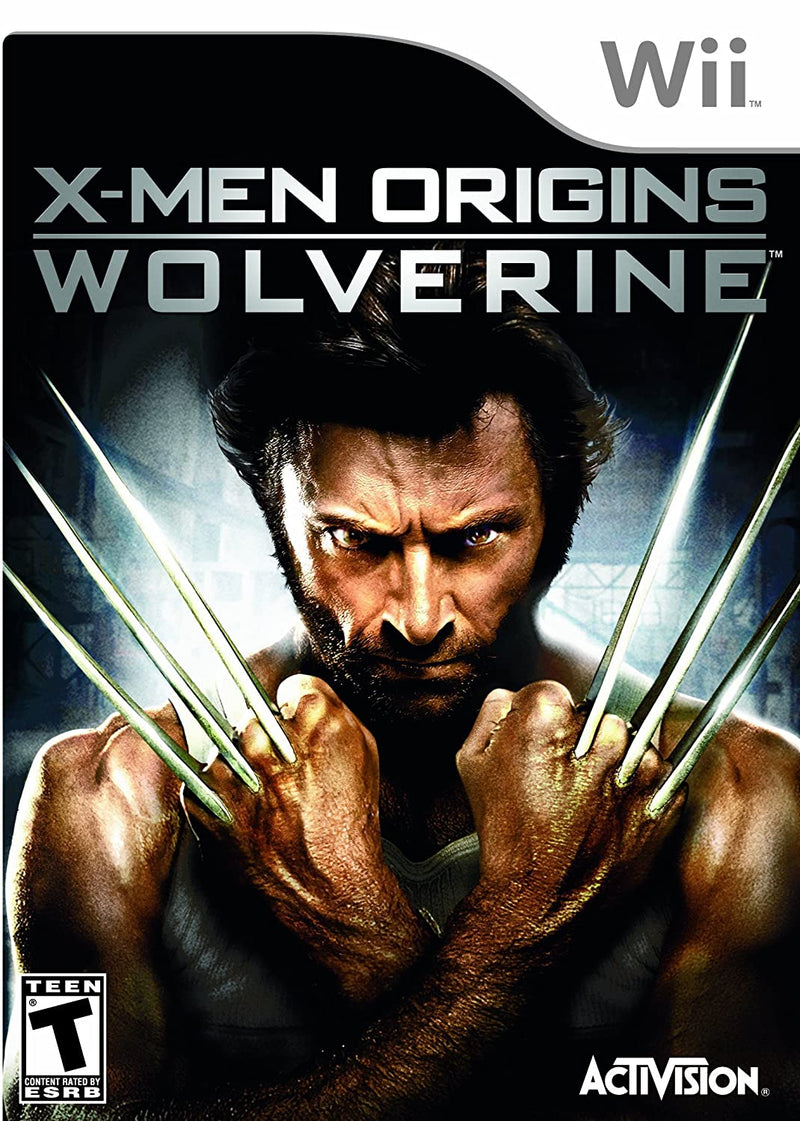 X-Men Origins Wolverine Front Cover - Nintendo Wii Pre-Played