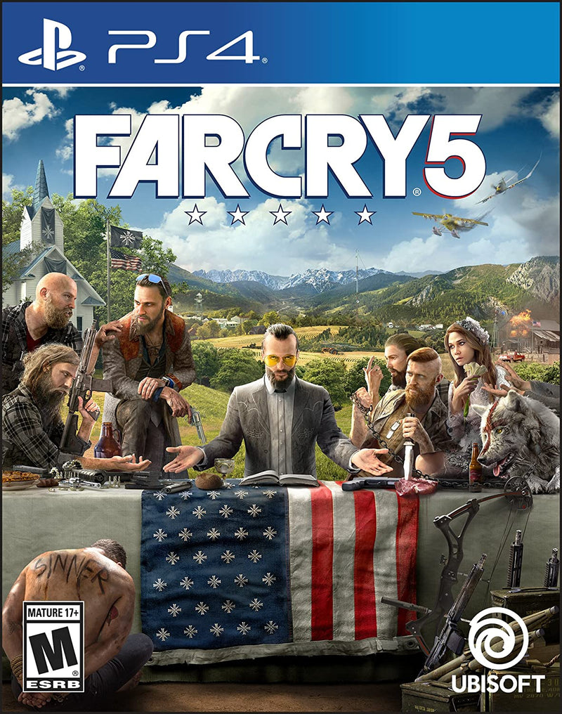 Far Cry 5 - Playstation 4 Front Cover Pre-Played
