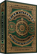 High Victorian Green and Red Playing Cards