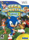 SEGA Superstars Tennis Front Cover - Nintendo Wii Pre-Played