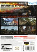 Call of Duty World at War Back Cover - Nintendo Wii Pre-Played