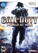 Call of Duty World at War Front Cover - Nintendo Wii Pre-Played