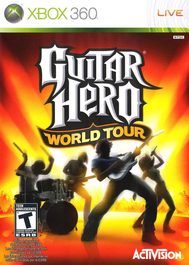 Guitar Hero World Tour Front Cover - Xbox 360 Pre-Played