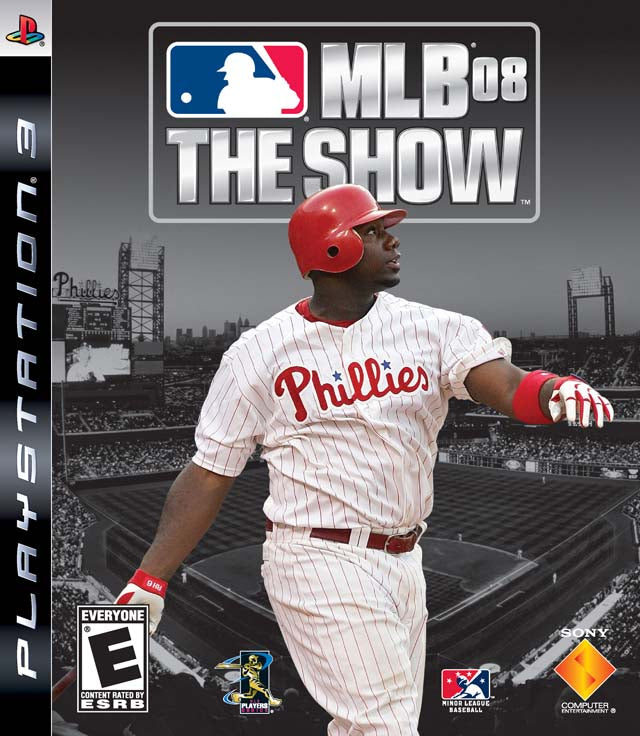 MLB 08 The Show Front Cover - Playstation 3 Pre-Played