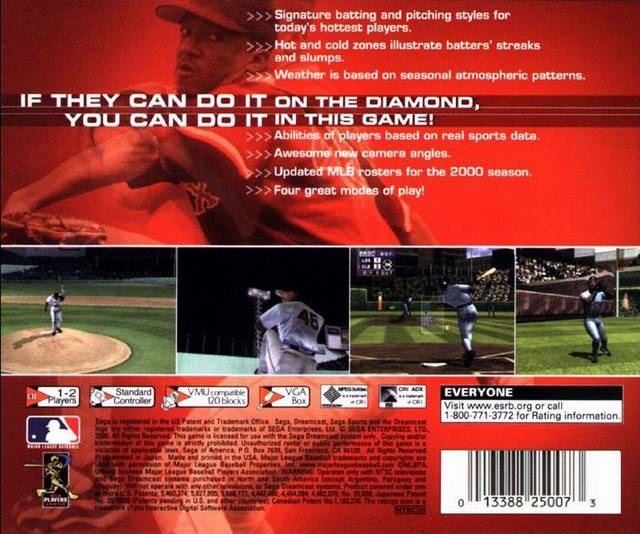 World Series Baseball 2k1 - Sega Dreamcast Pre-Played