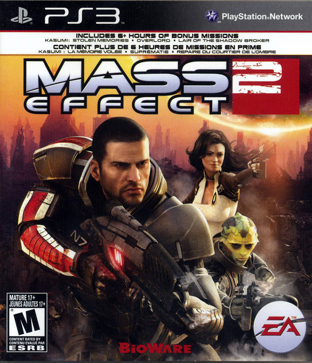 Mass Effect 2 Front Cover - Playstation 3 Pre-Played