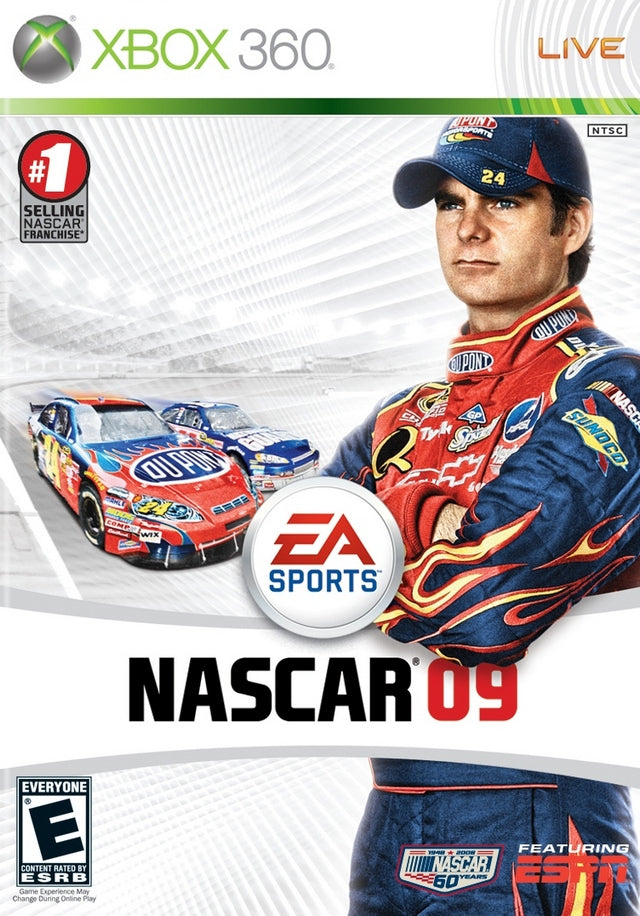 Nascar 09 Front Cover - Xbox 360 Pre-Played