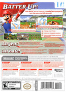 Mario Super Sluggers Back Cover - Nintendo Wii Pre-Played