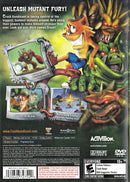 Crash Mind Over Mutant Back Cover - Playstation 2 Pre-Played