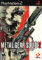 Metal Gear Solid 2: Sons of Liberty Front Cover - Playstation 2 Pre-Played