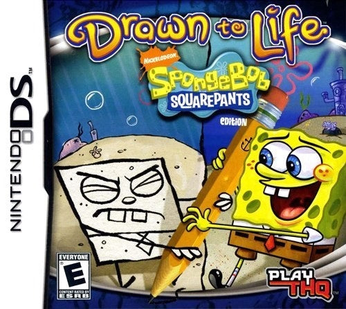 Drawn to Life Spongebob  - Nintendo DS Pre-Played