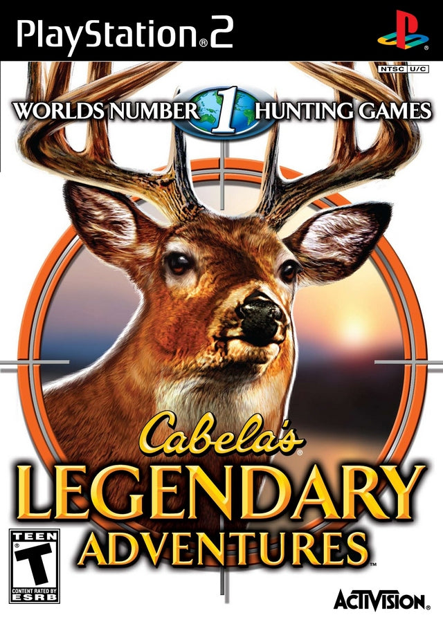 Cabela's Legendary Adventures Front Cover - Playstation 2 Pre-Played