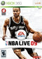 NBA Live 09 Front Cover - Xbox 360 Pre-Played