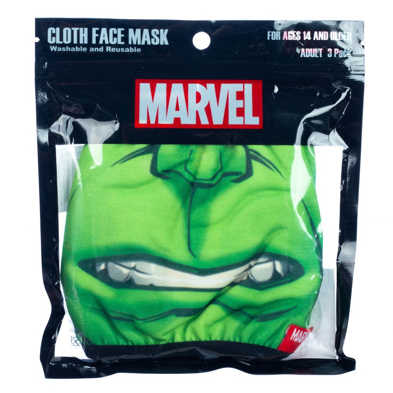 Marvel Big Face 3 Pack Adjustable Face Covers