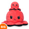 Red and Black Octopus - Big Reversible Plush