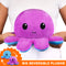 Purple and Blue Octopus - Big Reversible Plush