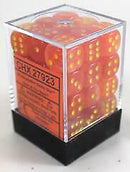 Ghostly Glow 12mm D6 Orange/Yellow (36) Dice Menagerie 9