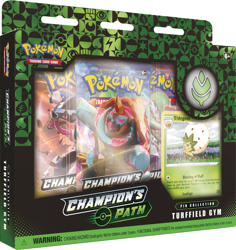 Champions Path Pin Collection Turffield Gym - Pokemon TCG