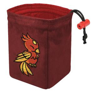 Embroidered Dice Bag - Charmed Creatures Phoenix