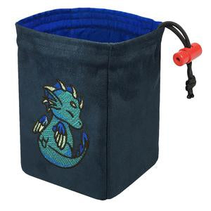 Embroidered Dice Bag - Charmed Creatures Sea Dragon