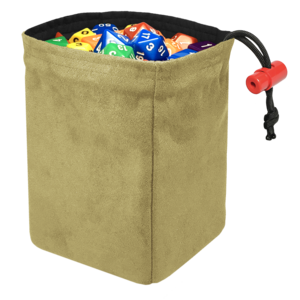Classic Dice Bag - Tan Suede