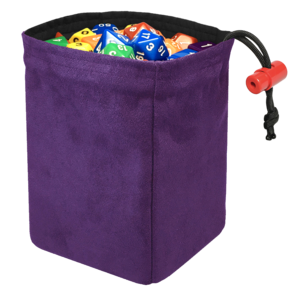 Classic Dice Bag - Purple Suede