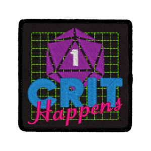 Crit Happens - Iron On Patch
