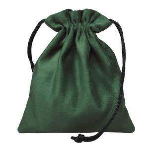 Classic Dice Pouch - Green Suede
