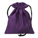 Classic Dice Pouch - Purple Suede