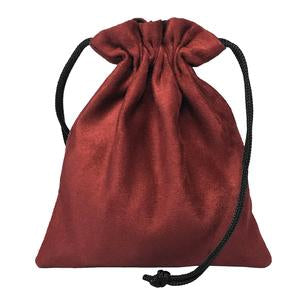 Classic Dice Pouch - Red Suede