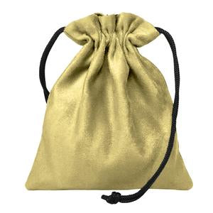 Classic Dice Pouch - Tan Suede