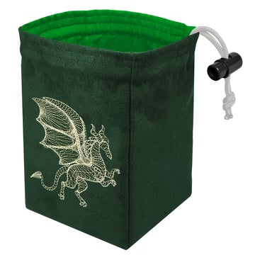 Glow in the Dark Dice Bag - Dimensional Dragon