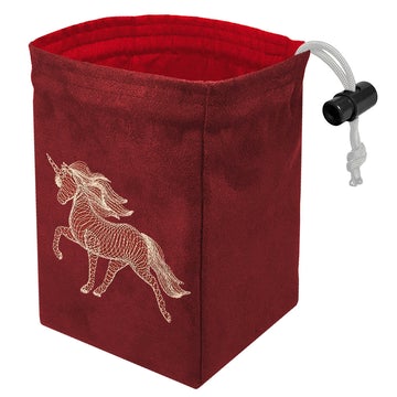 Glow in the Dark Dice Bag - Dimensional Unicorn