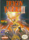 Dragon Warrior III - Nintendo Entertainment System Pre-Played