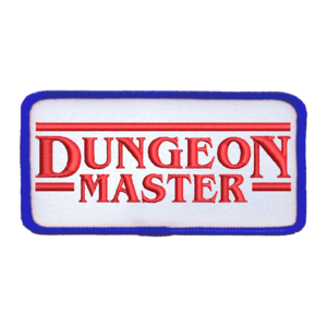 Dungeon Master (Blue Border) - Iron On Patch