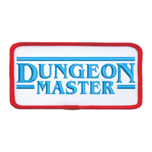 Dungeon Master (Red Border) - Iron On Patch
