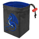 Embroidered Dice Bag - Fantasy Blue Dragon