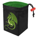 Embroidered Dice Bag - Fantasy Green Dragon
