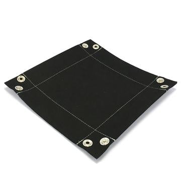 Felt Collapsible Dice Tray - Black