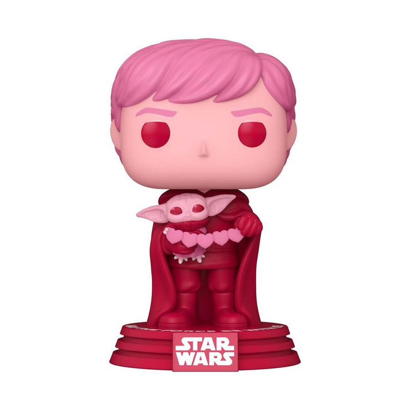 Pop! Star Wars Valentines - Luke Skywalker with Grogu 494