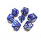 Blue - Game On Pearl Dice Set