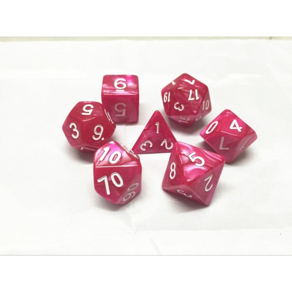 Rose Red - Game On Pearl Dice Set