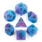 Purple + Blue - Game On Glow In The Dark Blend Dice Set