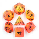 Dark Red + Yellow - Game On Glow In The Dark Blend Dice Set