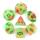 Orange + Green - Game On Glow In The Dark Blend Dice Set