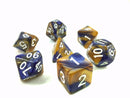 Dark Blue + Gold - Game On Color Blend Dice Set