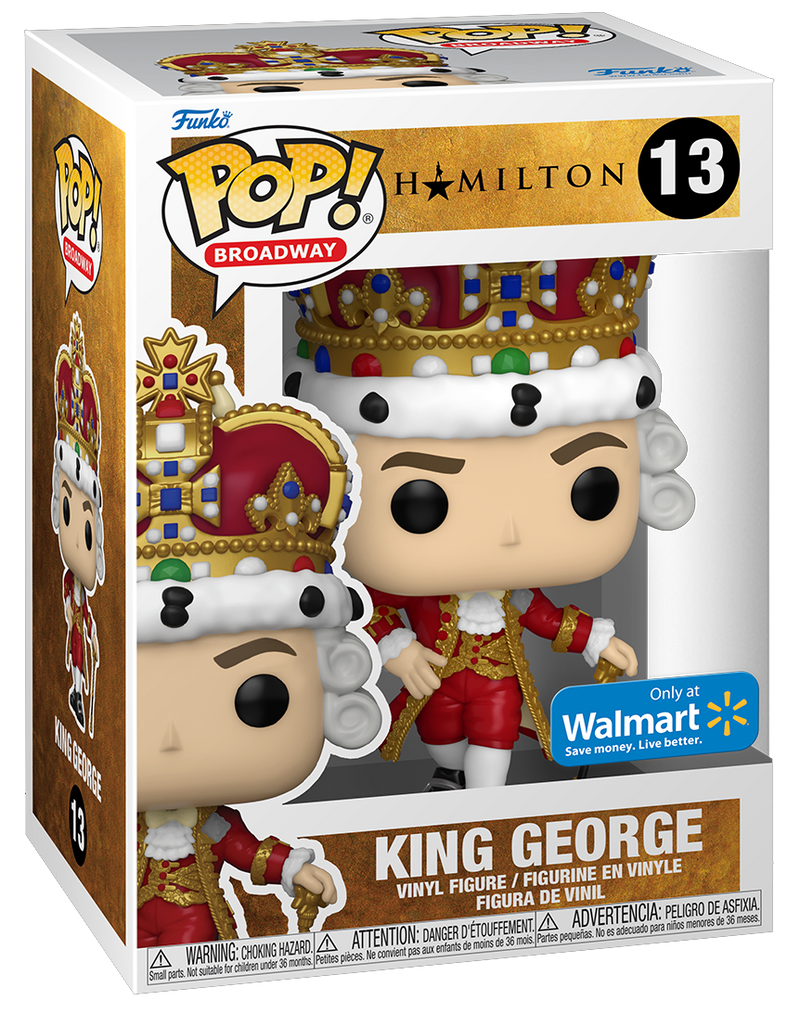 Pop! Movies Hamilton - King George 13 Walmart Exclusive
