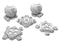 Monsterpocalypse City Assets 3 (White Metal)