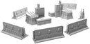 Monsterpocalypse City Assets 1 (White Metal)