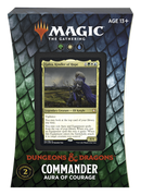 Adventures in the Forgotten Realms Commander Deck Aura of Courage - Magic The Gathering TCG